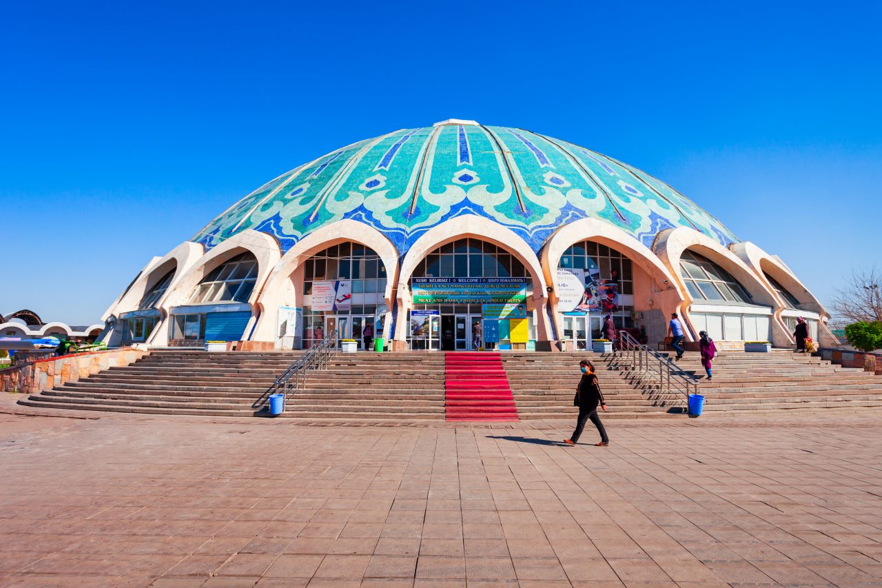 Chorsu bazaar in Tashkent, Uzbekistan