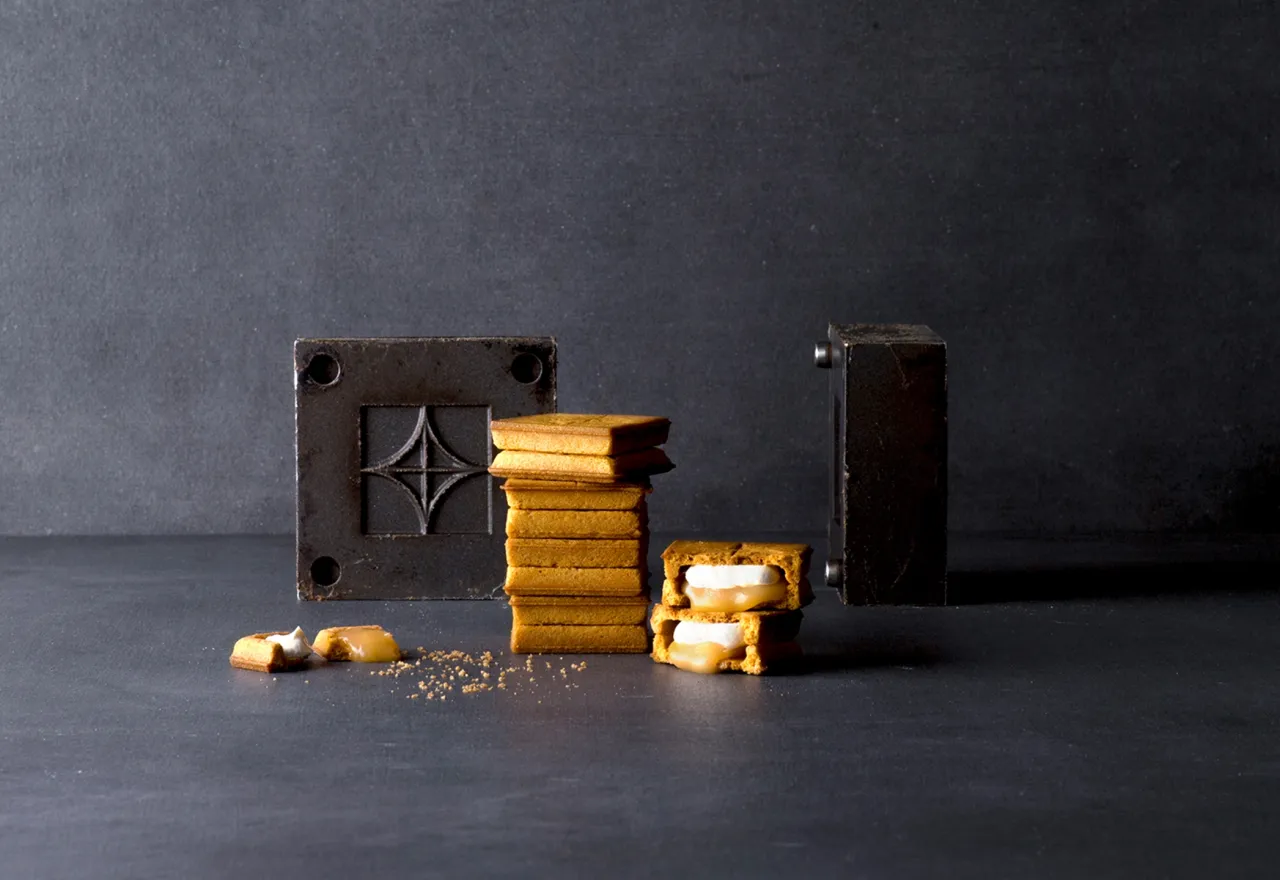 ขนมญี่ปุ่น PRESS BUTTER SAND