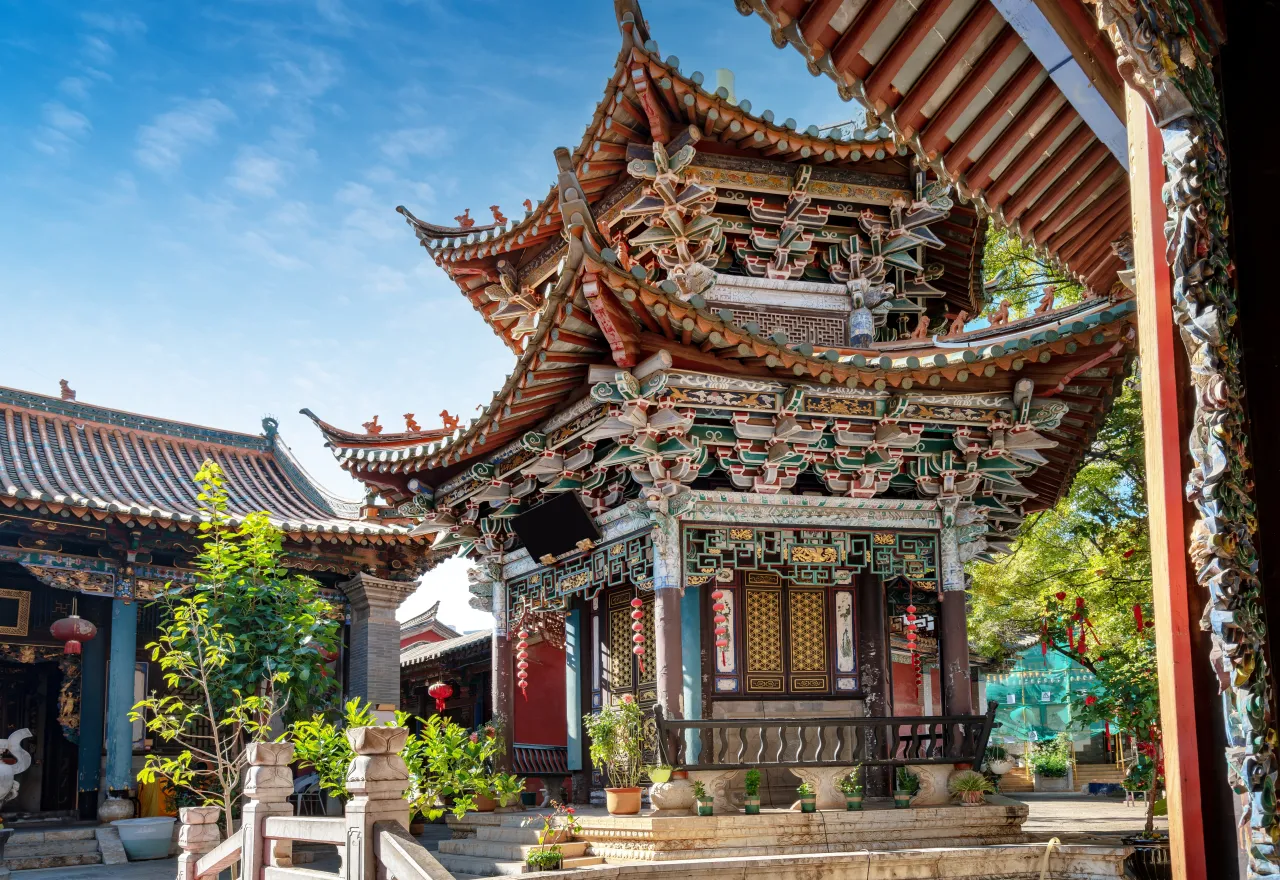 เมืองโบราณกวนตู้ ที่เที่ยวคุนหมิงรวมสถาปัตยกรรมจีนโบราณอายุกว่า 1,300 ปี