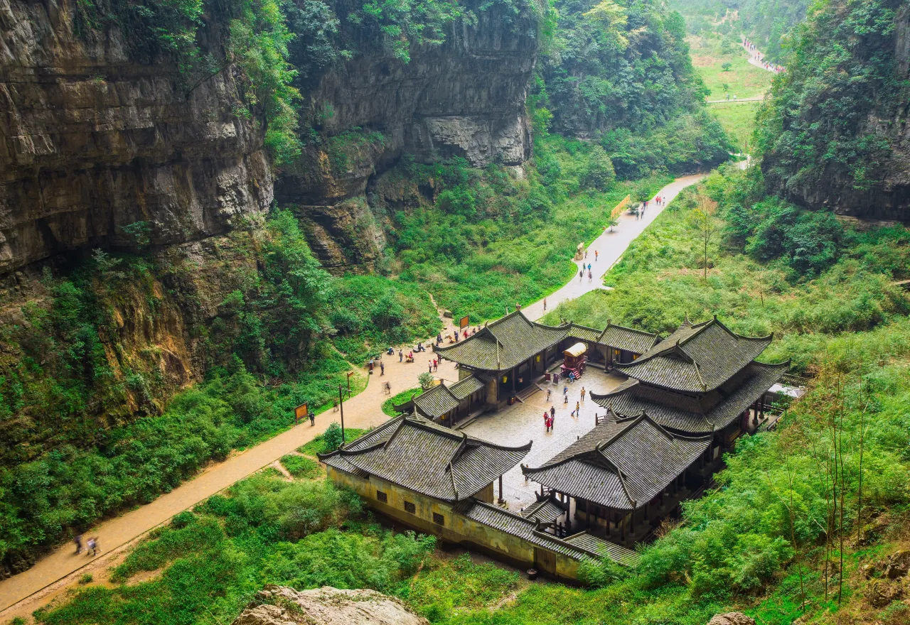 อุทยานหลุมฟ้า 3 สะพานสวรรค์ ที่เที่ยวฉงชิ่งระดับมรดกโลก