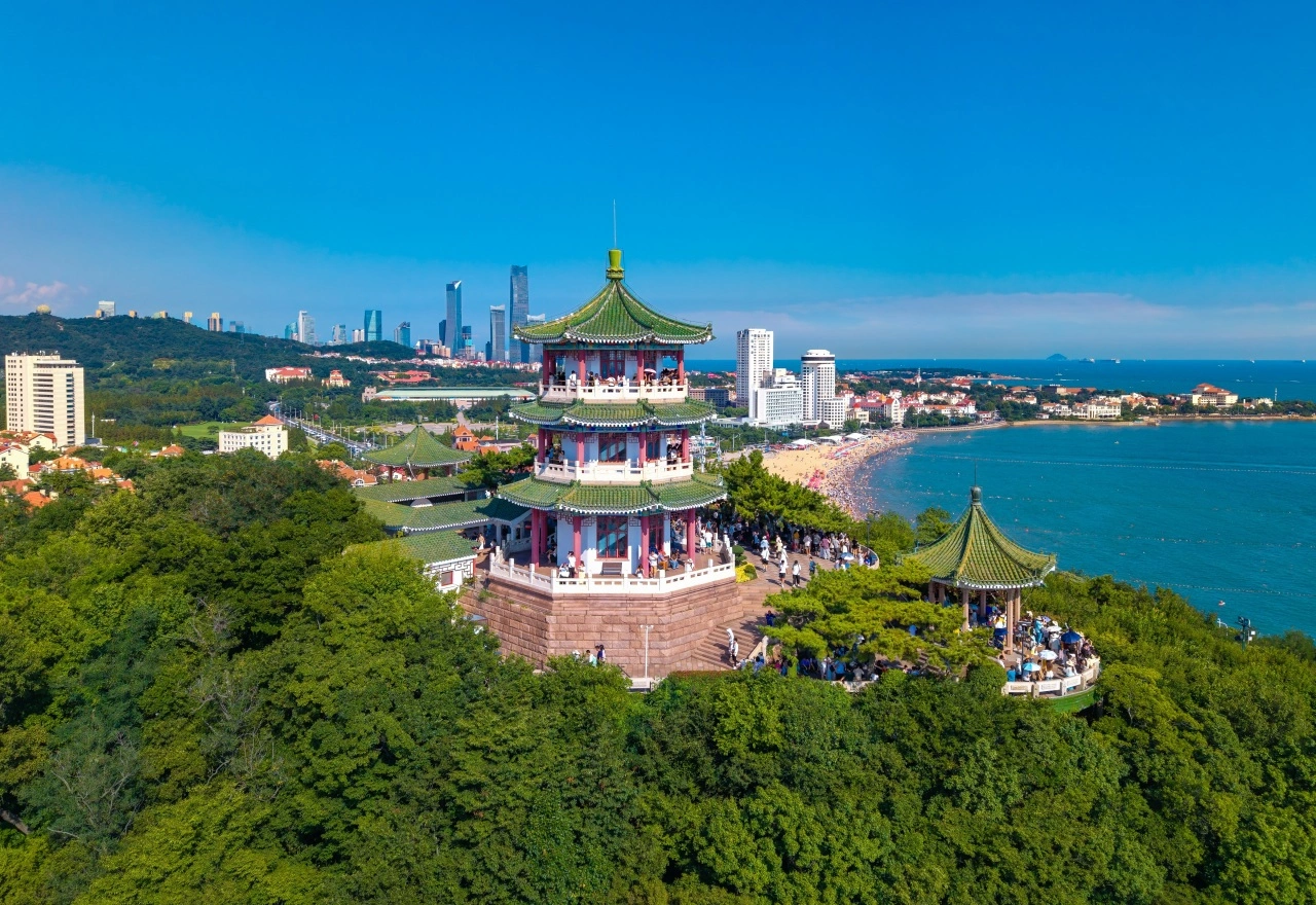 ที่เที่ยวชิงเต่า จุดชมวิวเสี่ยวอี๋ซาน (Xiaoyushan Park)