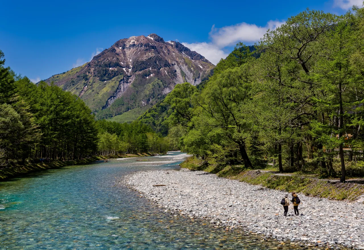 เส้นทางเดินเลียบแม่น้ำอาซุสะ เส้นทางพื้นฐานของ Kamikochi