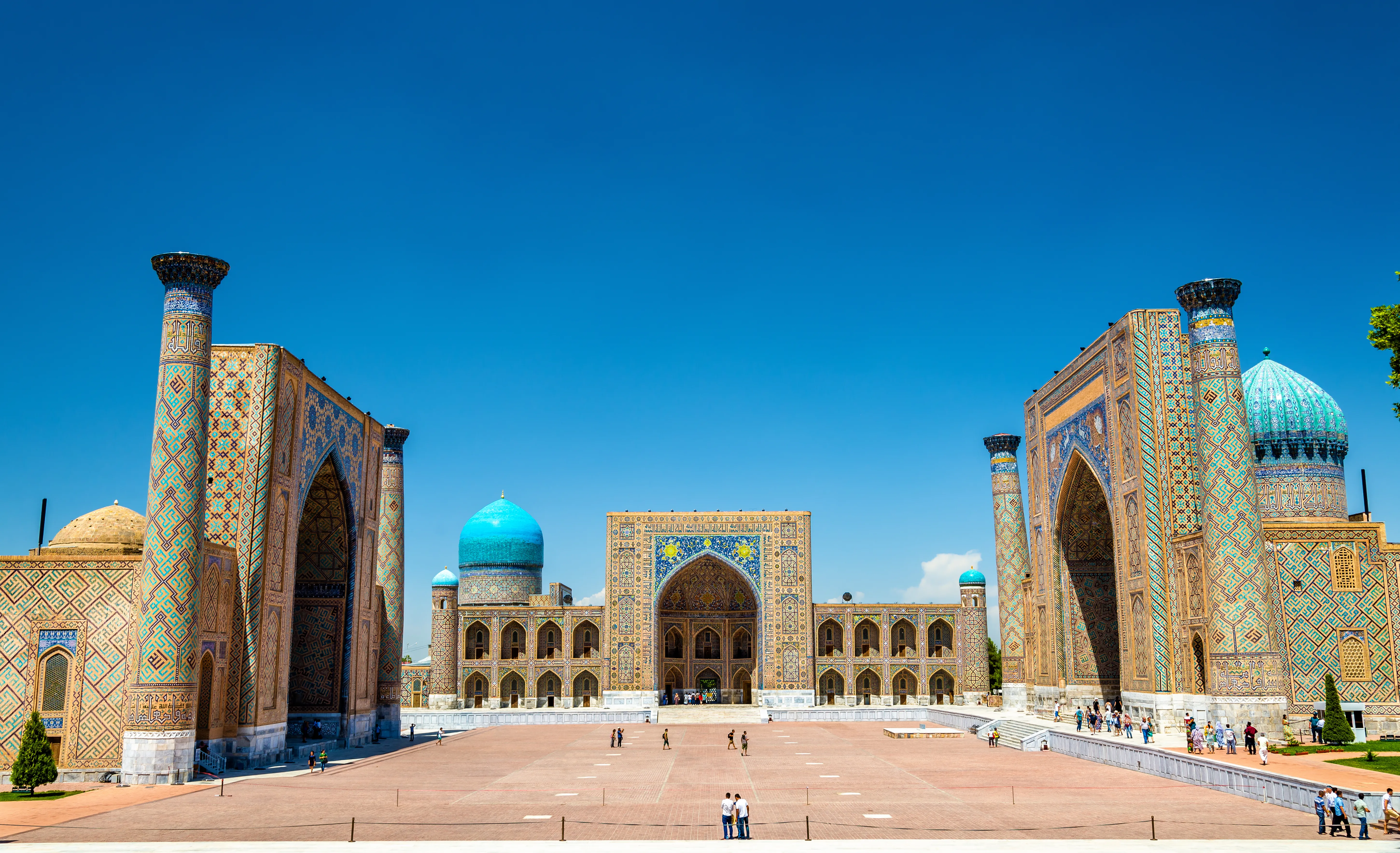 The Registan the heart of the ancient city, Uzebistan