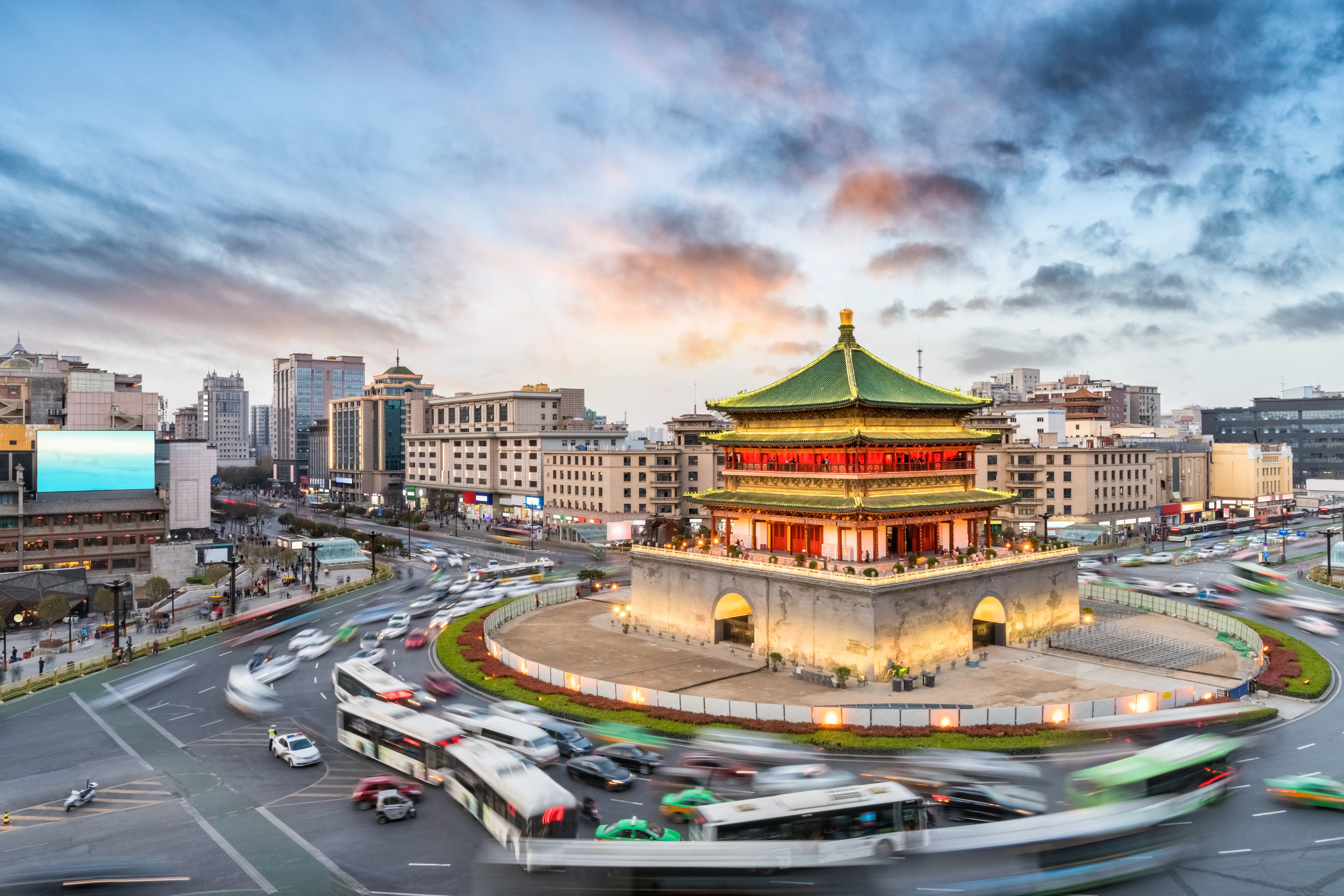 Xi’an Monument Road, China