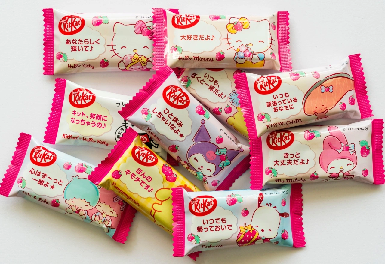 KitKat รสพิเศษเฉพาะญี่ปุ่นเป็นของฝากจากญี่ปุ่นมีขายเฉพาะบางฤดูกาลเท่านั้น