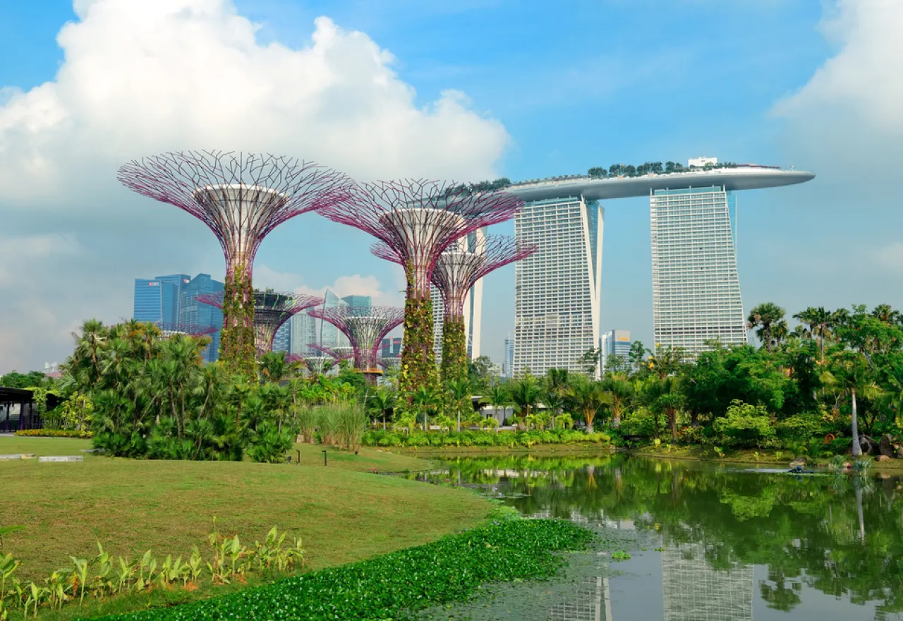 พาแม่เที่ยวต่างประเทศ ชมสวน Gardens by the Bay สิงคโปร์