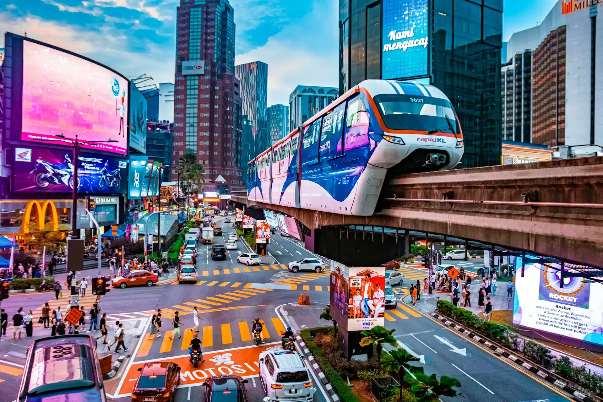City view of  Kuala Lumpur, Malaysia