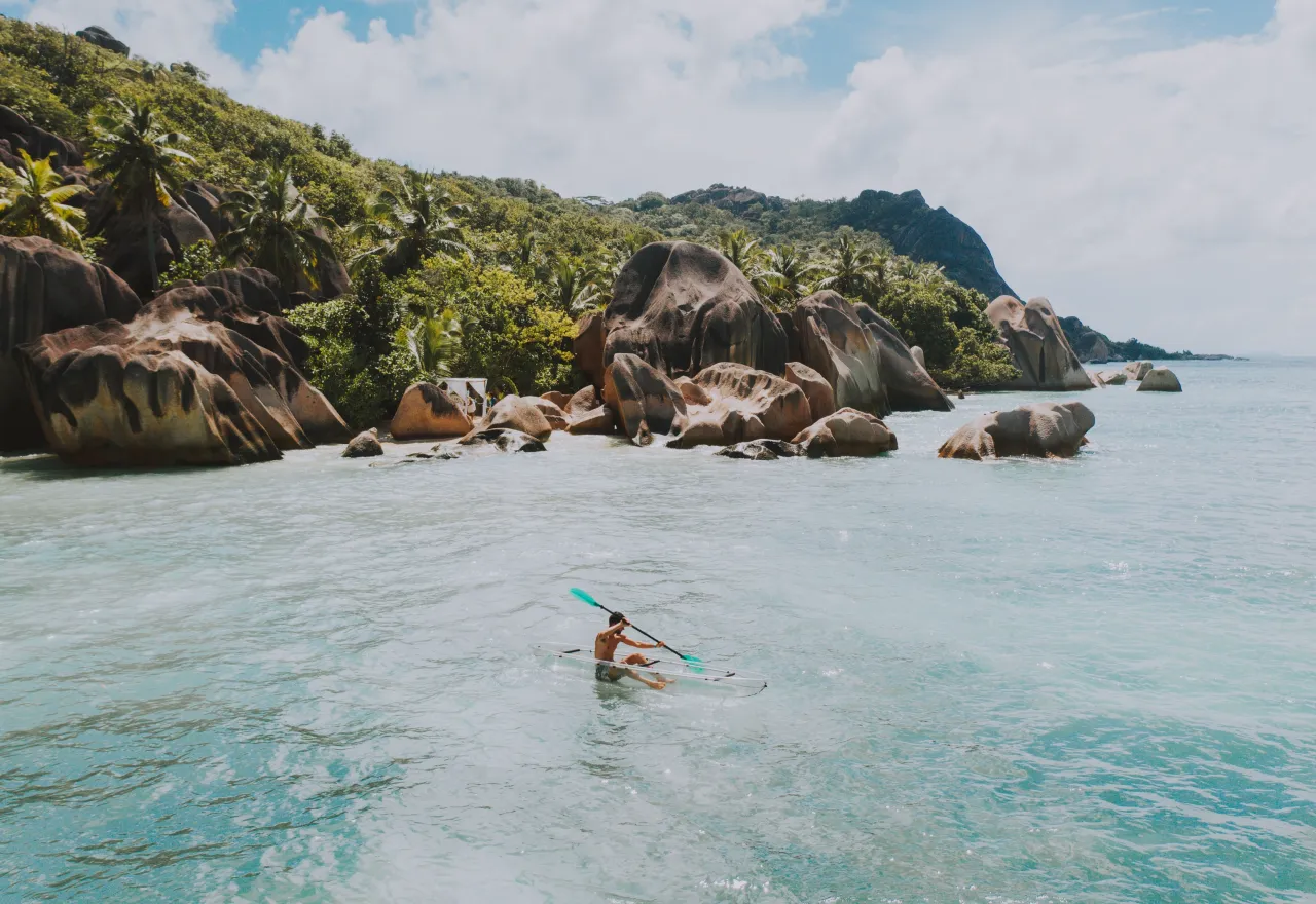ทะเลที่สวยที่สุดในโลก หาด Anse Source d'Argent เกาะ La Digue