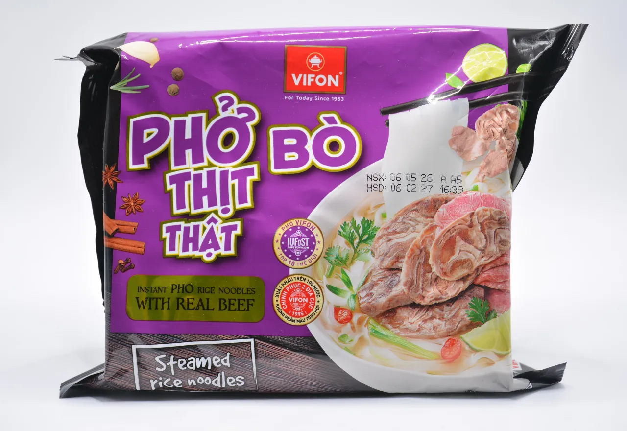 บะหมี่และเฝอกึ่งสำเร็จรูป ของฝากเวียดนามราคาย่อมเยา
